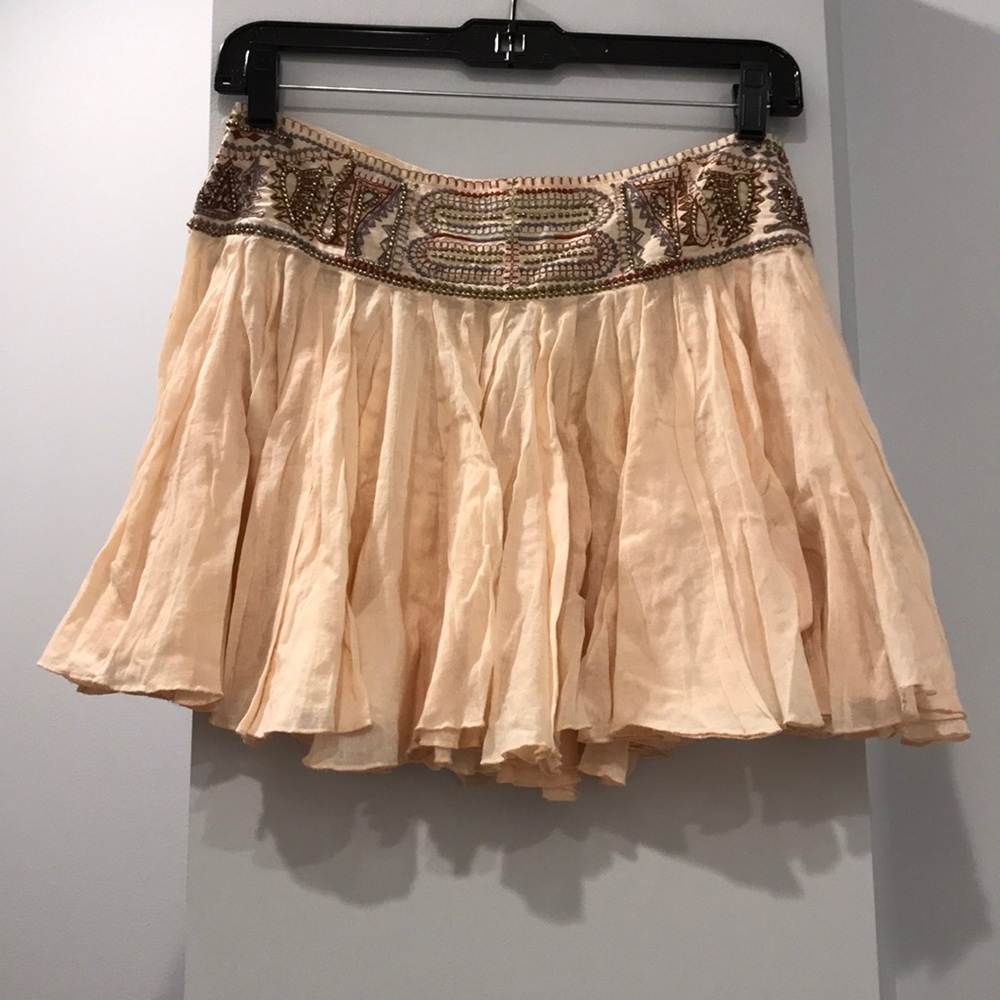 Free People Beaded Skirt